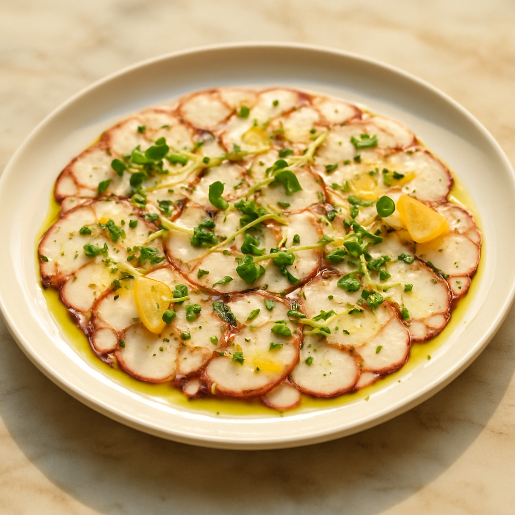 Carpaccio de Poulpe