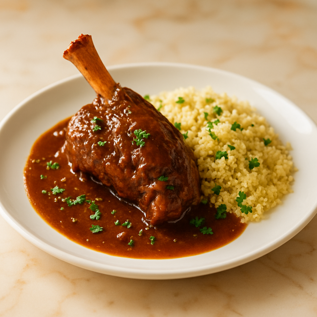 Souris d’agneau à la marocaine